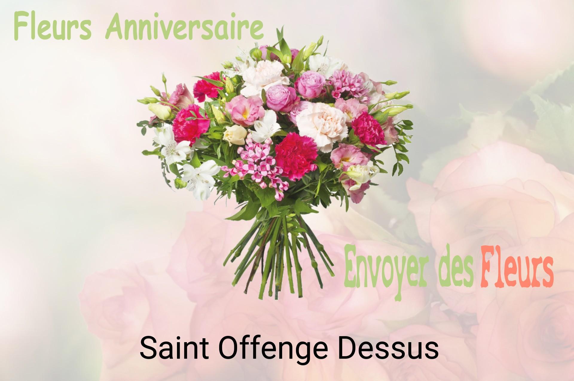 Bouquet de fleurs d’anniversaire livré à Saint-Offenge-Dessus